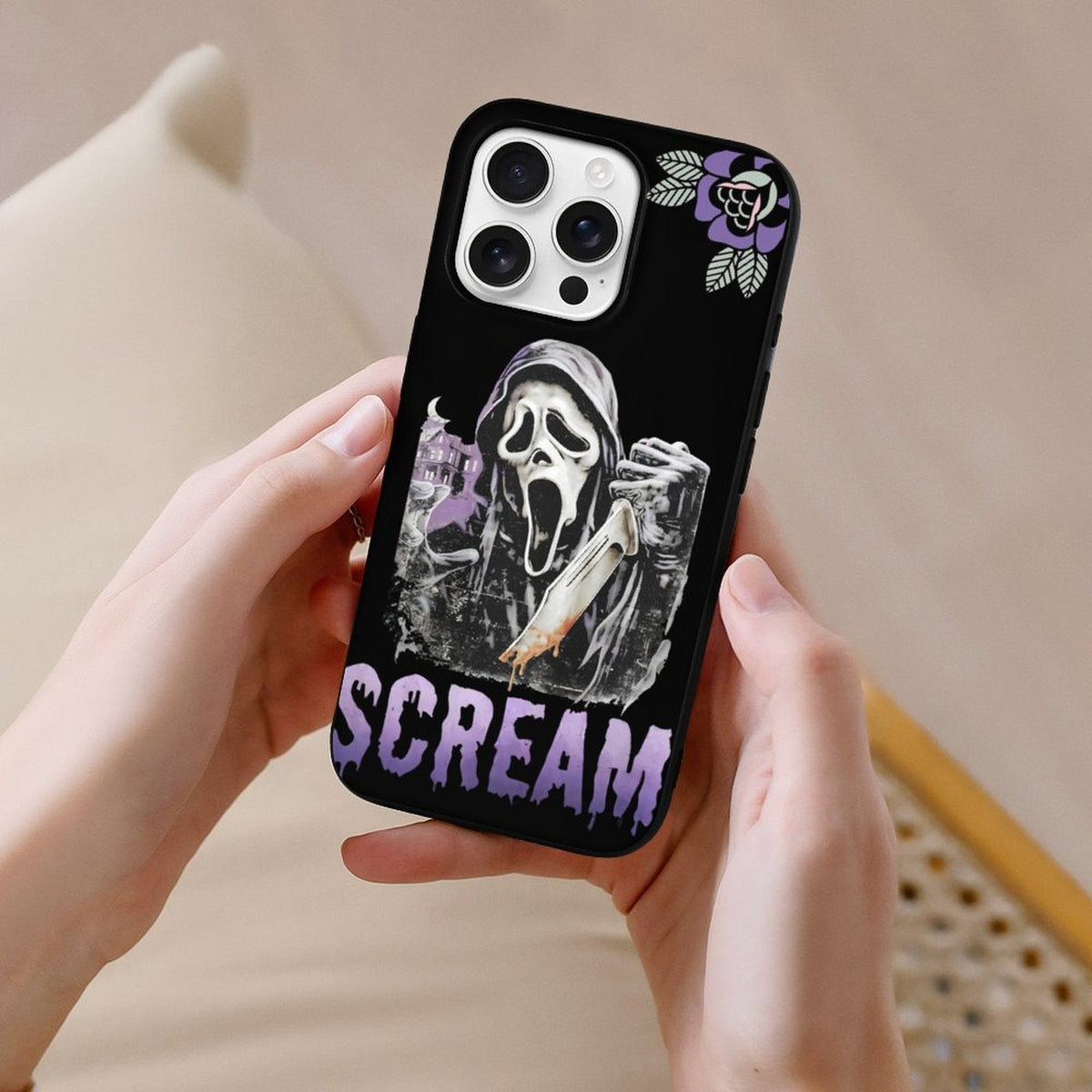 Horror Ghostface Print - Phone Case