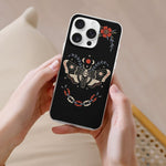 Vintage Death Moth Print - Phone Case