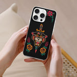 Old School Tiger Print - Phone Case