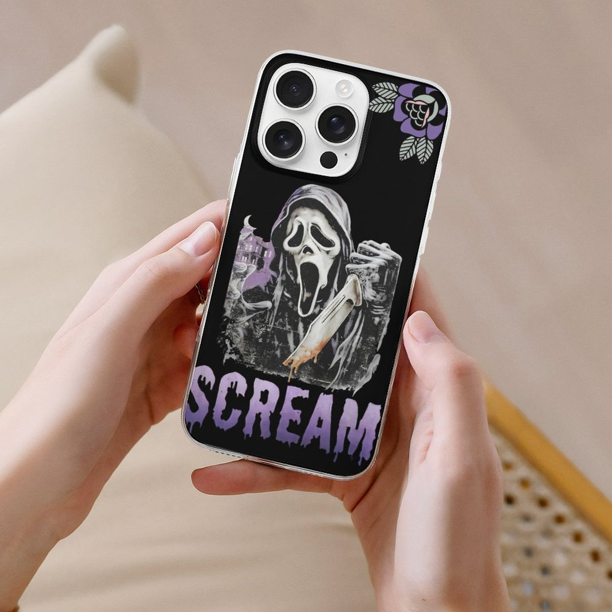 Horror Ghostface Print - Phone Case