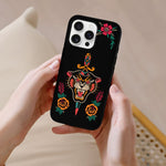 Old School Tiger Print - Phone Case
