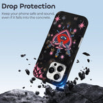 Red Heart & Eye Print - Phone Case