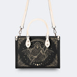 Grim Reaper Rose Print Handbag Factory Direct Sales