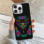 Old School Death Moth Print - Phone Case
