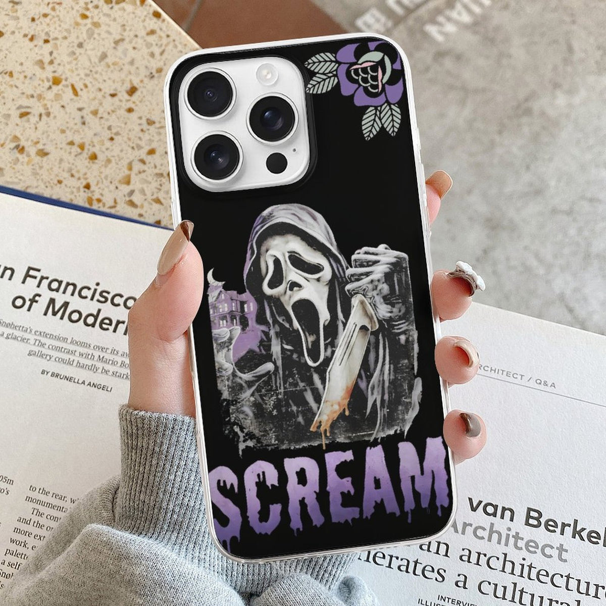 Horror Ghostface Print - Phone Case