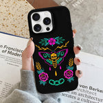Old School Death Moth Print - Phone Case