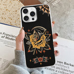 Grim Reaper Flowers Print- Phone Case