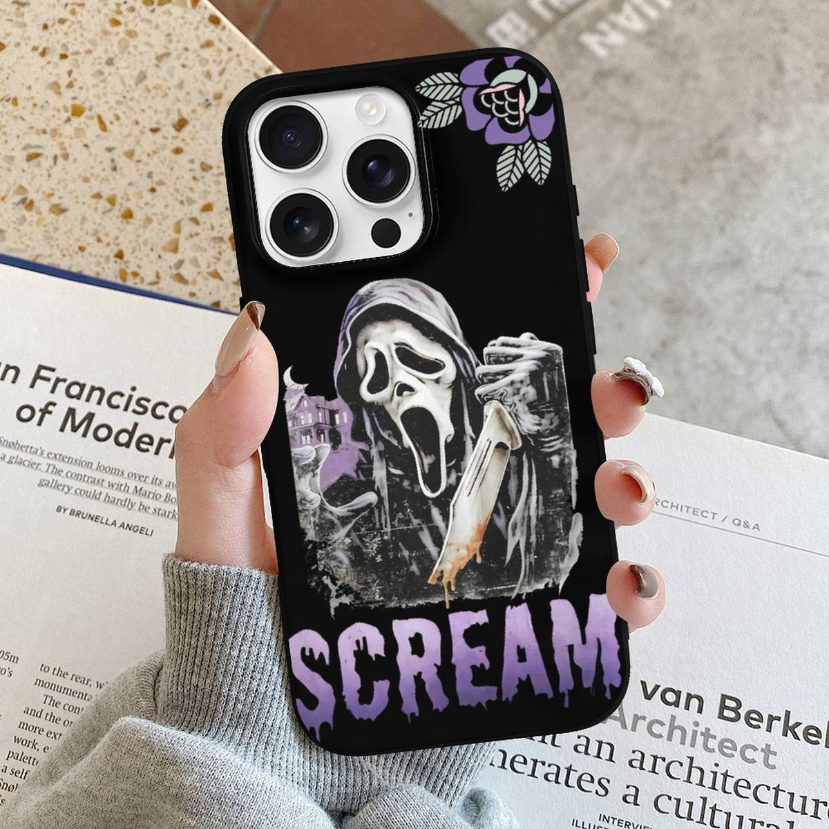 Horror Ghostface Print - Phone Case