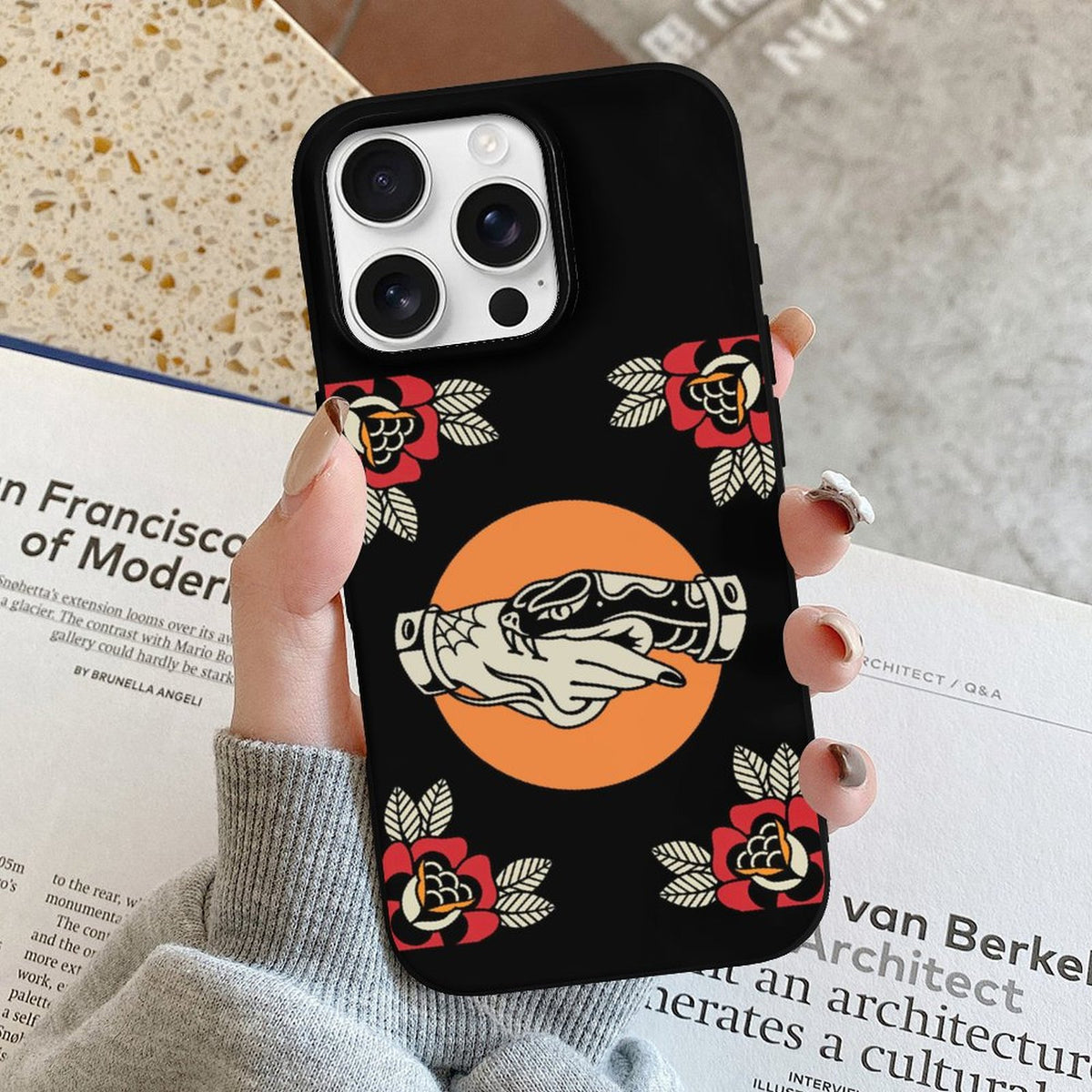 Trust No One Snake Print - Phone Case