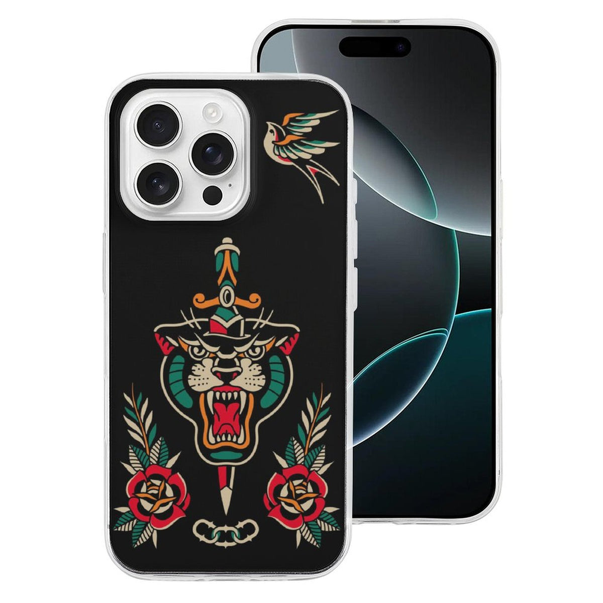 Unisex Tiger Print - Phone Case