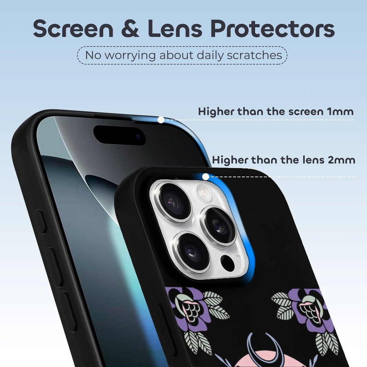 Death Moth Vintage Print - Phone Case