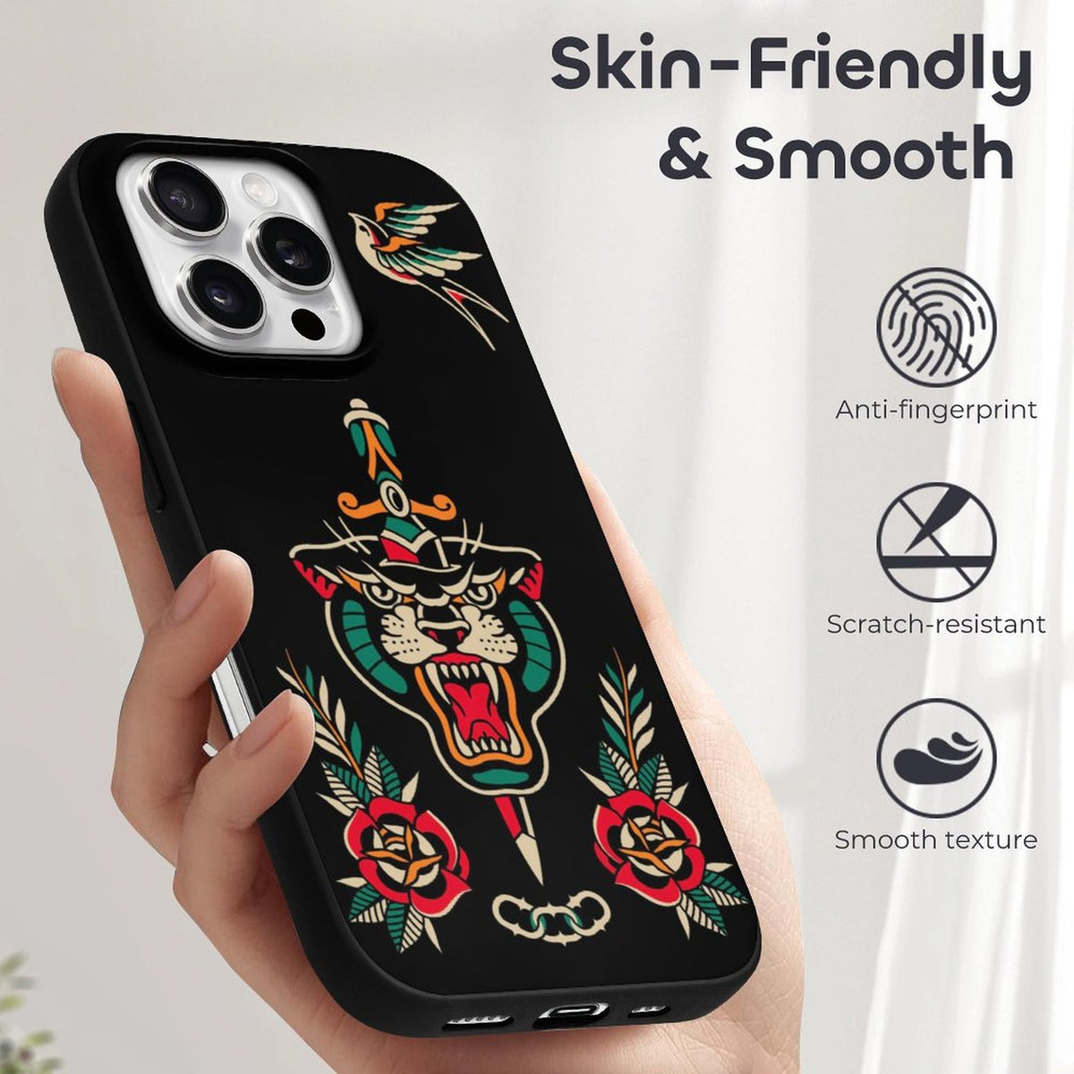 Unisex Tiger Print - Phone Case