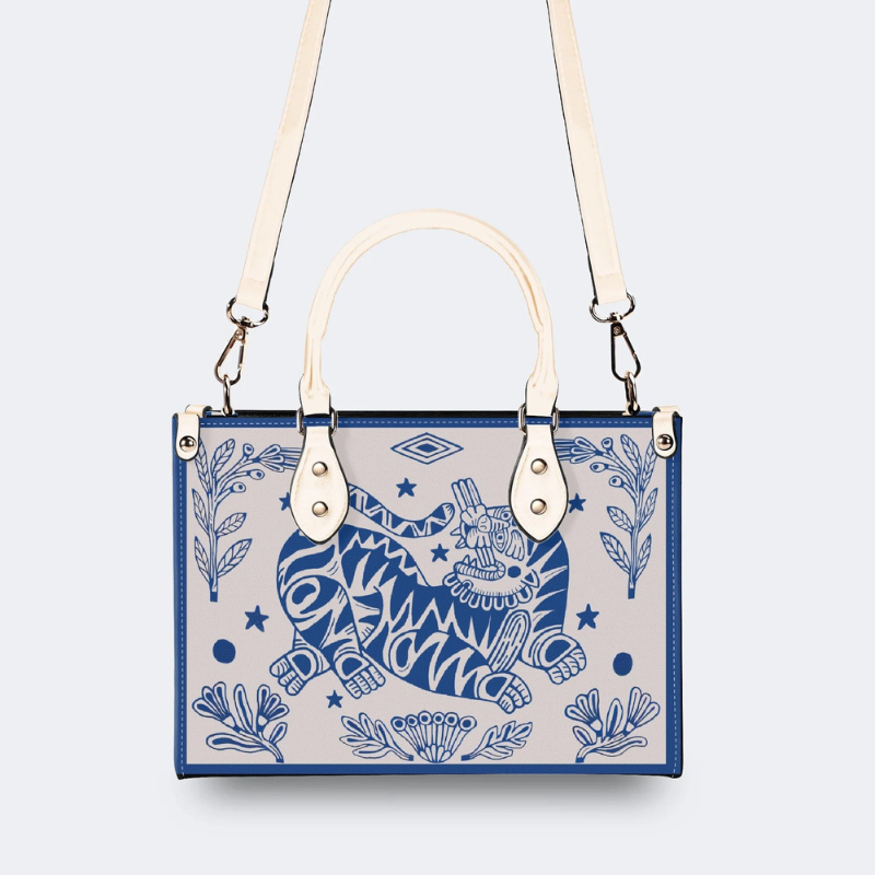 Abstract Tiger Print Handbag Factory Direct Sales_03