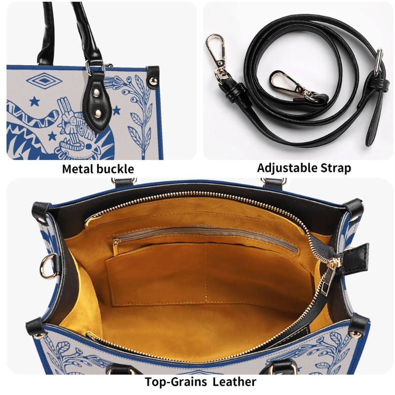 Abstract Tiger Print Handbag Factory Direct Sales_12