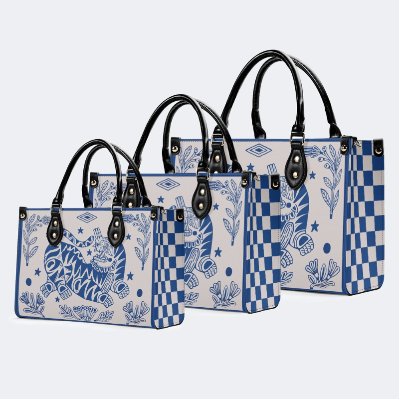 Abstract Tiger Print Handbag Factory Direct Sales_13