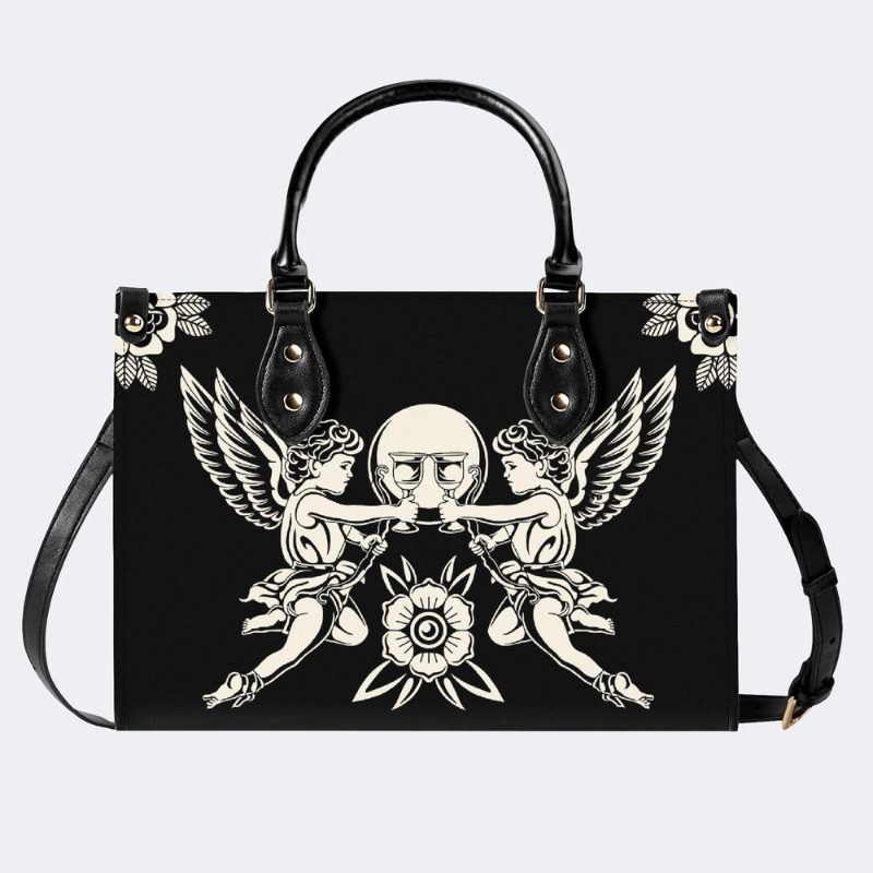 Angel Print Handbag Factory Direct Sales