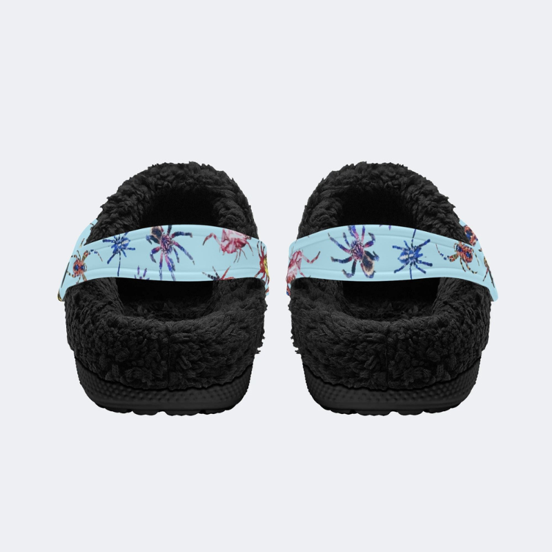 Blue Spider Print Slippers/Sandals Factory Direct Sales