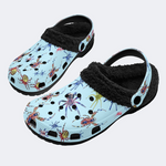 Blue Spider Print Slippers/Sandals Factory Direct Sales