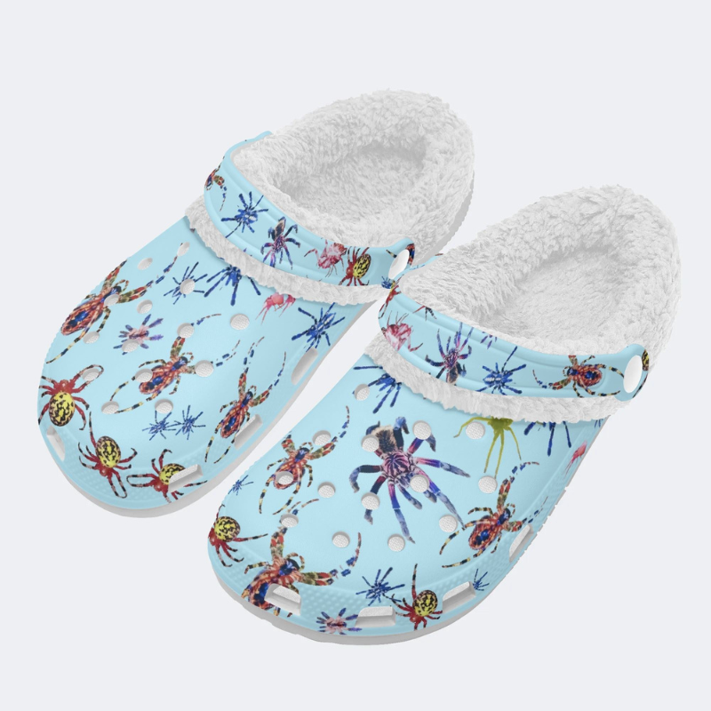 Blue Spider Print Slippers/Sandals Factory Direct Sales