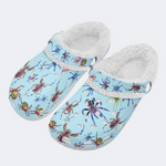 Blue Spider Print Slippers/Sandals Factory Direct Sales