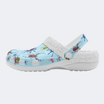 Blue Spider Print Slippers/Sandals Factory Direct Sales