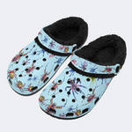 Blue Spider Print Slippers/Sandals Factory Direct Sales