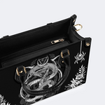 Coiled Snake Print Handbag Factory Direct Sales