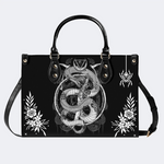Coiled Snake Print Handbag Factory Direct Sales