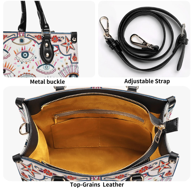 Colorful Eye Print Handbag Factory Direct Sales_12