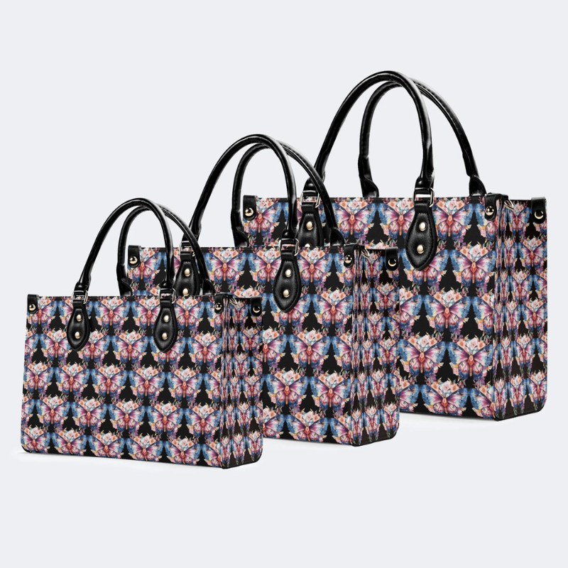 Colorful Moth Print Handbag Factory Direct Sales_13