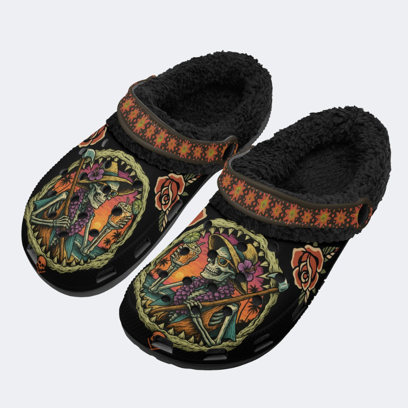 Comfortable I Love Q York Fur Lined Slippers/Sandals