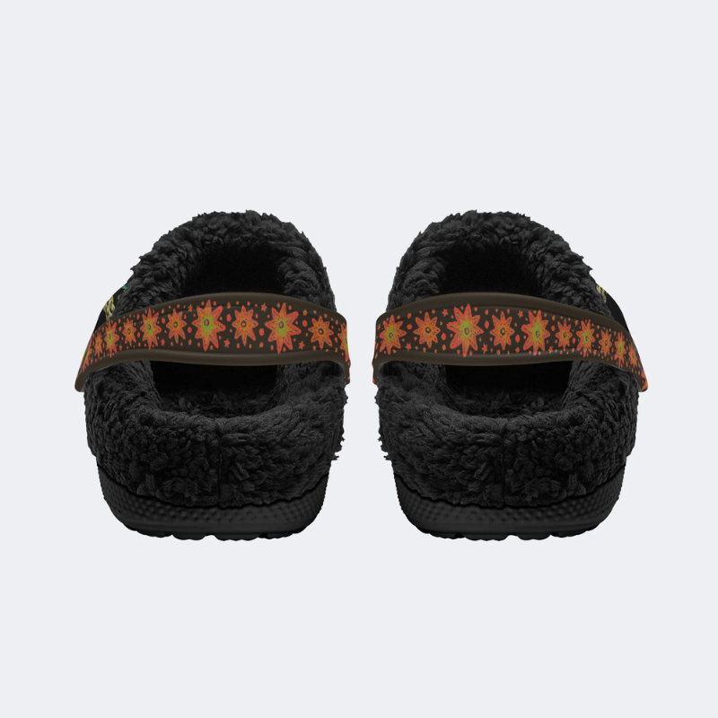 Comfortable I Love Q York Fur Lined Slippers/Sandals_03