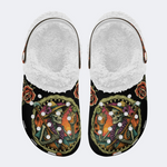 Comfortable I Love Q York Fur Lined Slippers/Sandals_09
