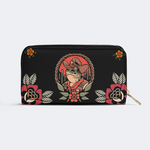 Cowboy Frog Print Leather Wallet Factory Direct Sales_03