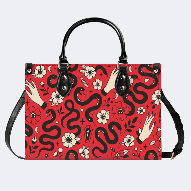 Crimson Serpent Sanctum Handbag Factory Direct Sales