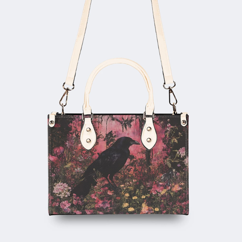Crow In The Flowers Handbag Factory Direct Sales_03