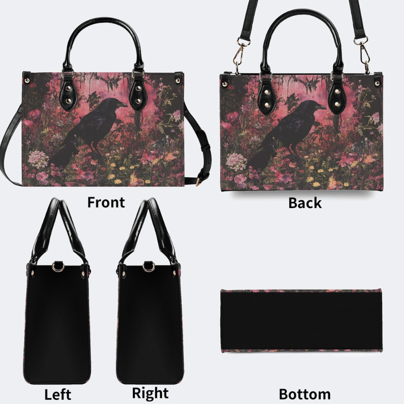 Crow In The Flowers Handbag Factory Direct Sales_10