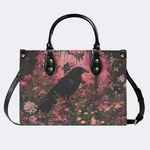 Crow In The Flowers Handbag Factory Direct Sales