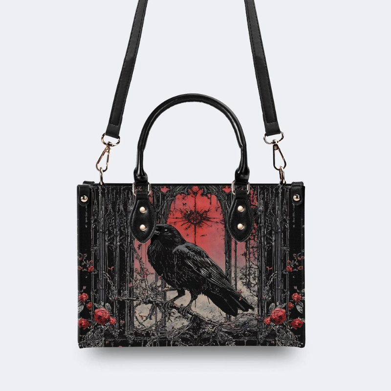 Crow On The Rose Tree Handbag Factory Direct Sales_02