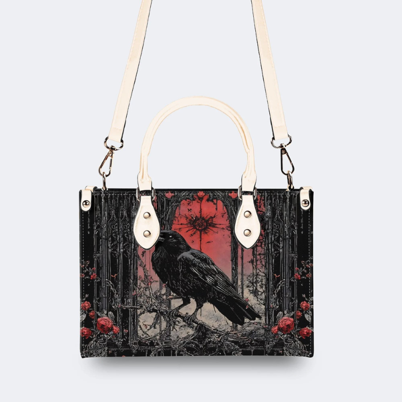 Crow On The Rose Tree Handbag Factory Direct Sales_03