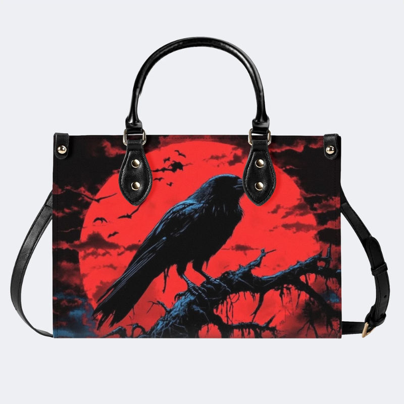 Crows At Sunset Handbag Factory Direct Sales