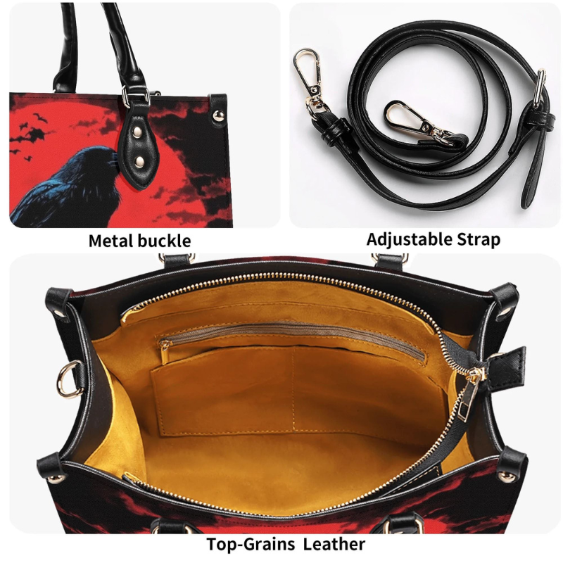 Crows At Sunset Handbag Factory Direct Sales_12