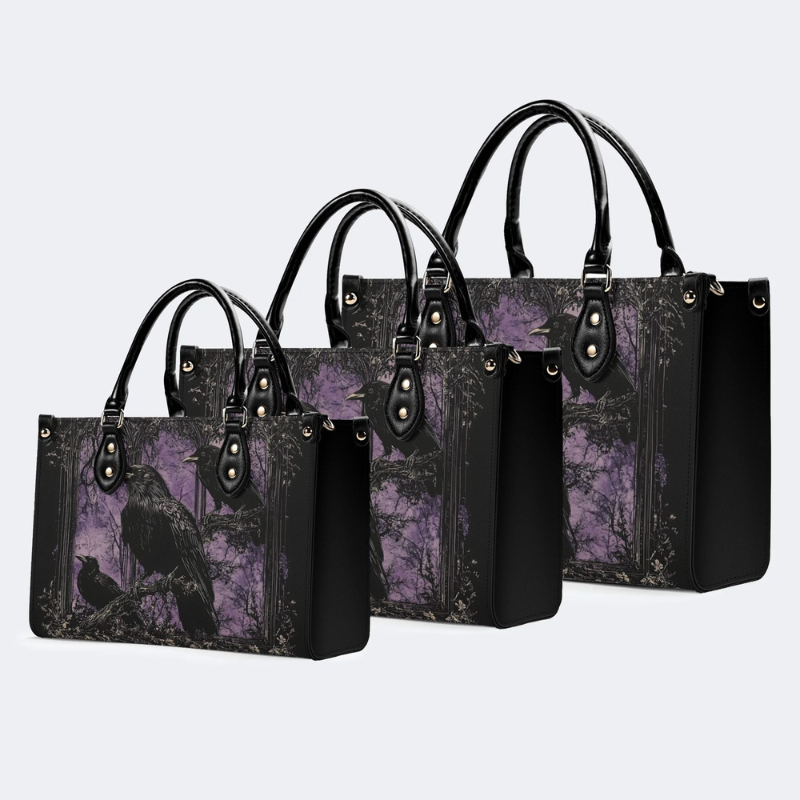 Crows Under The Purple Sky Handbag Factory Direct Sales_13