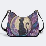 Crystal Moon Cat Leather Crossbody Bag_01