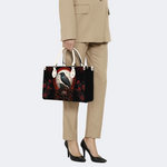 Dark Crow And Rose Print Handbag Factory Direct Sales_09