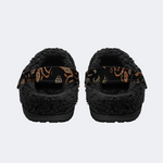 Death Moth And Animal Skull Print Slippers/Sandals