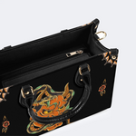 Devil And Snake Print Handbag Factory Direct Sales
