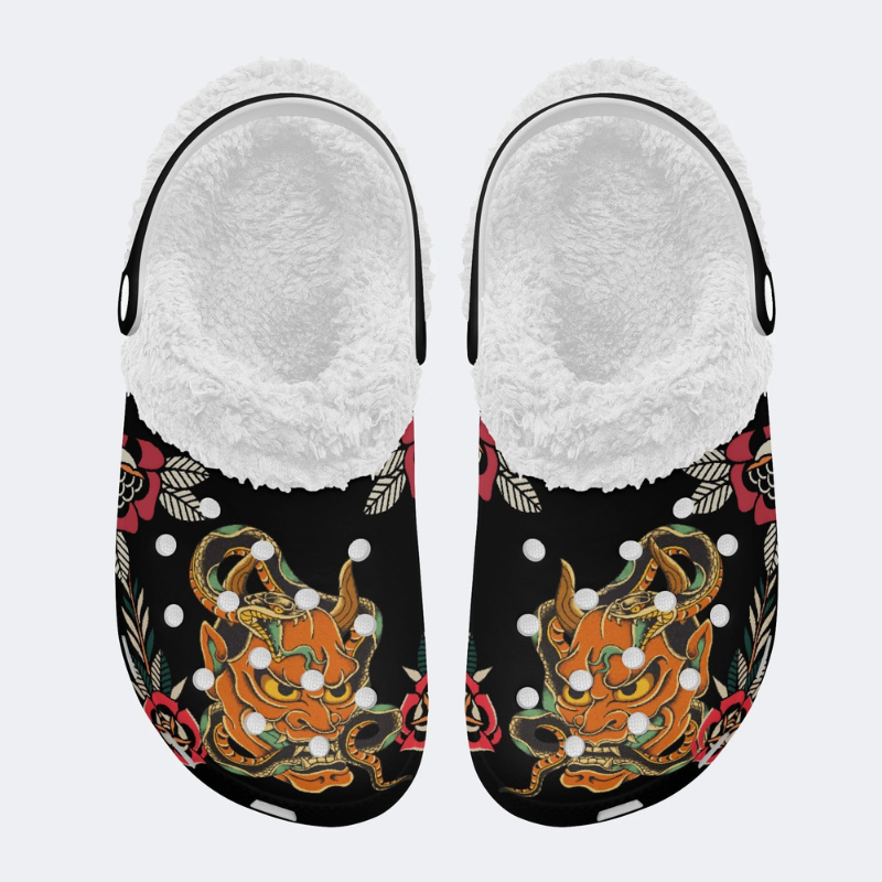 Devil And Snake Print Slippers/Sandals Factory Direct Sales