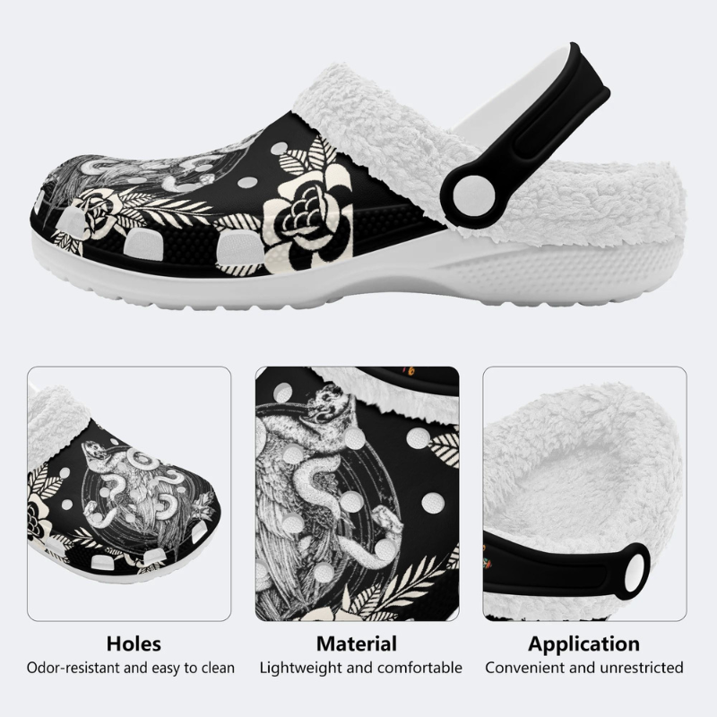 Eagle Entangled By A Snake Slippers/Sandals