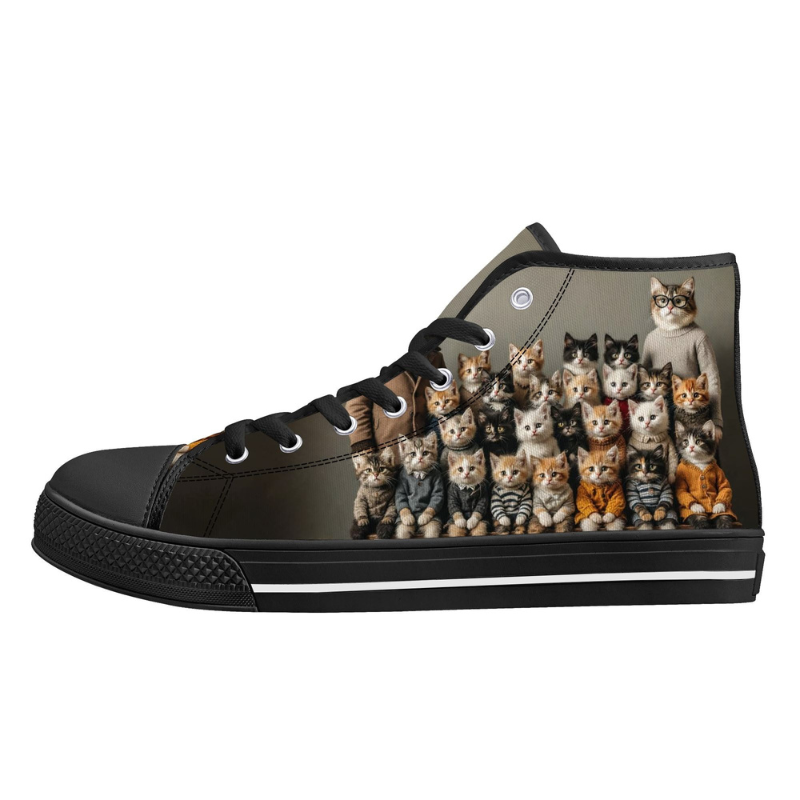 Family Portrait High Top Canvas Factory Direct Sales